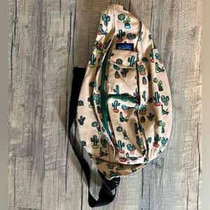 SOLD Kavu Rope Bag in Prickle Perfect Rope Sack Sling
Crossbody Backpack RARE